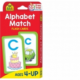 School Zone Flashcards Alphabet Match