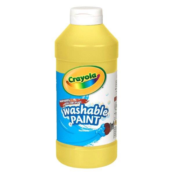 Washable Paint Yellow 水でおとせる絵の具 単色ボトル イエロー