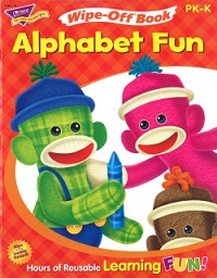 Wipe-Off Books: Alphabet Fun Sock Monkeys