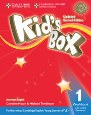 Kid's Box American English Updated 2nd Edition Level 1 Workbook with Online Resources
