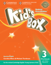 Kid's Box American English Updated 2nd Edition Level 3 Workbook with Online Resources