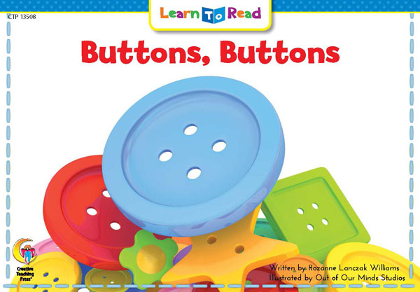 CTP Learn To Read Level 1 Buttons, Buttons