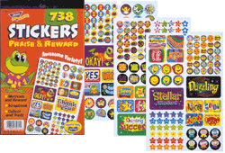 738 Stickers: Praise & Reward Stickers