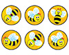 SuperSpots Stickers: Bees Buzz