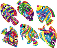 Sparkle Stickers: Flashy Fish