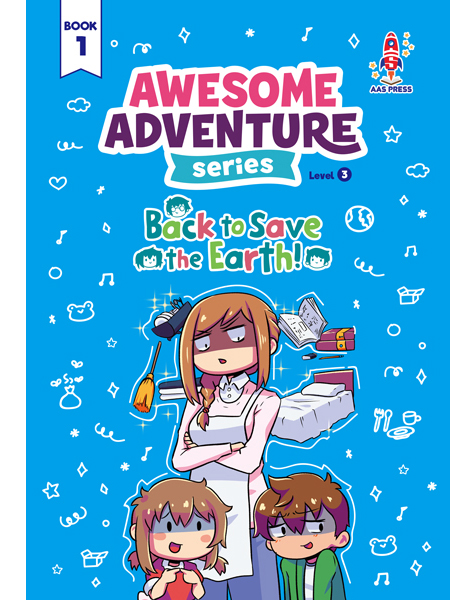 Awesome Adventure Level 3 Back to Save the Earth! Book 1 MP3 Audio Download (QRコード付き)