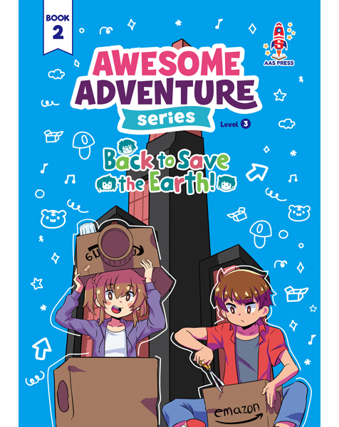 Awesome Adventure Level 3 Back to Save the Earth! Book 2 MP3 Audio Download (QRコード付き)