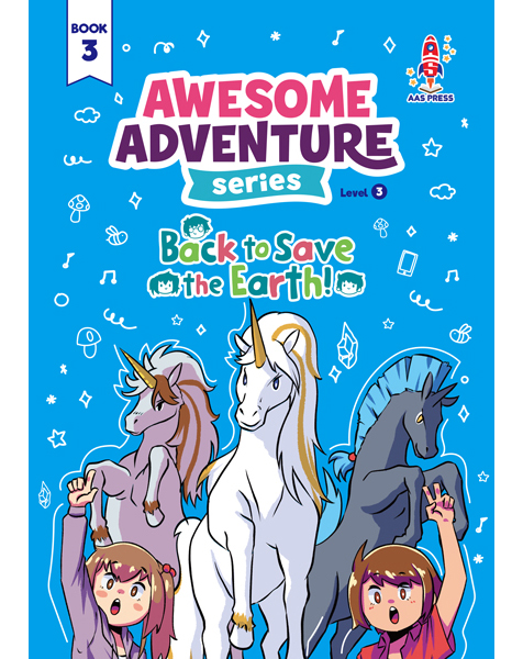 Awesome Adventure Level 3 Back to Save the Earth! Book 3 MP3 Audio Download (QRコード付き)