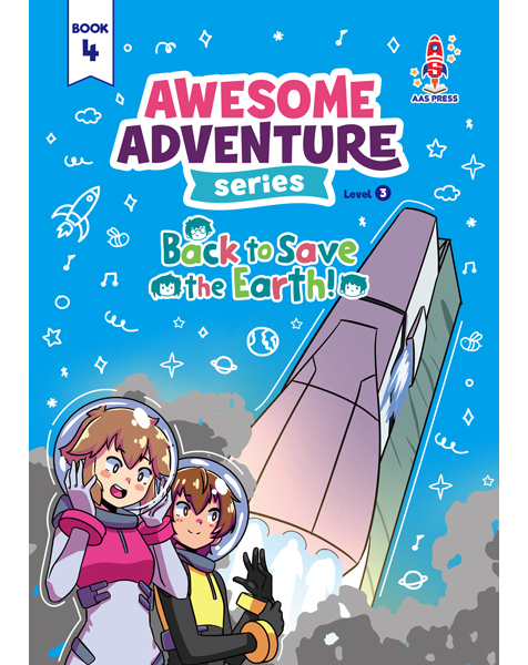 Awesome Adventure Level 3 Back to Save the Earth! Book 4 MP3 Audio Download (QRコード付き)