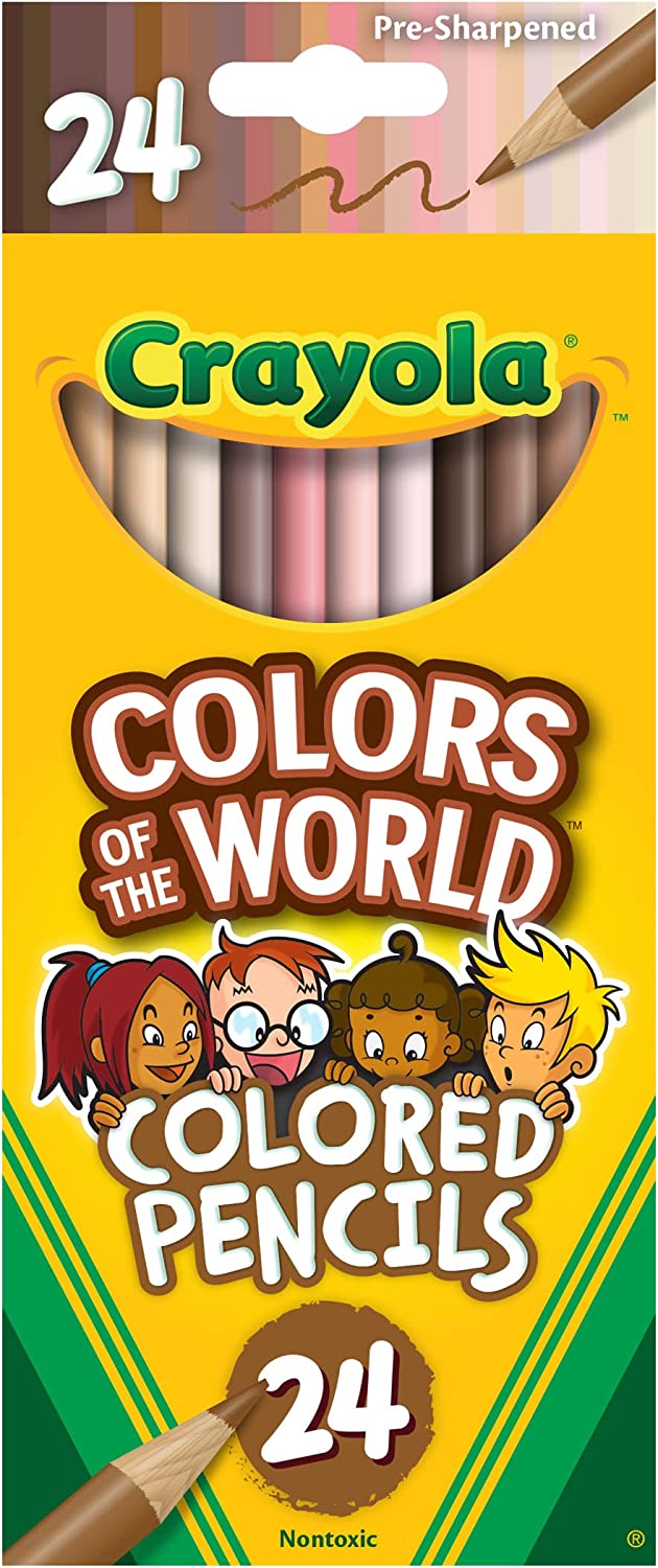 Crayola Colors of the World 24ct Colored Pencils カラー・オブ・ザ・ワールド 世界のお友達 いろえんぴつ 24色