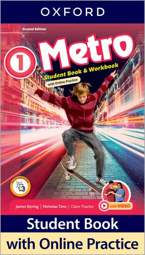 Metro 2nd Edition 1 Student Book and Workbook with Online Practice