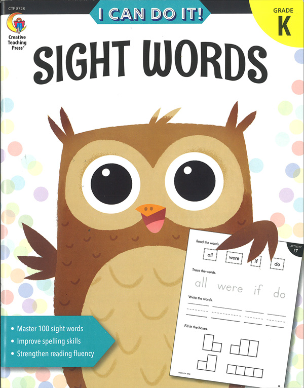 I Can Do It Sight Words GK (CTP8728)