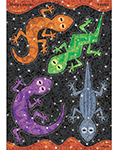 Sparkle Stickers: Shiny Lizards
