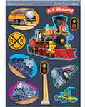 Stinky Stickers: Terrific Trains (Licorice)