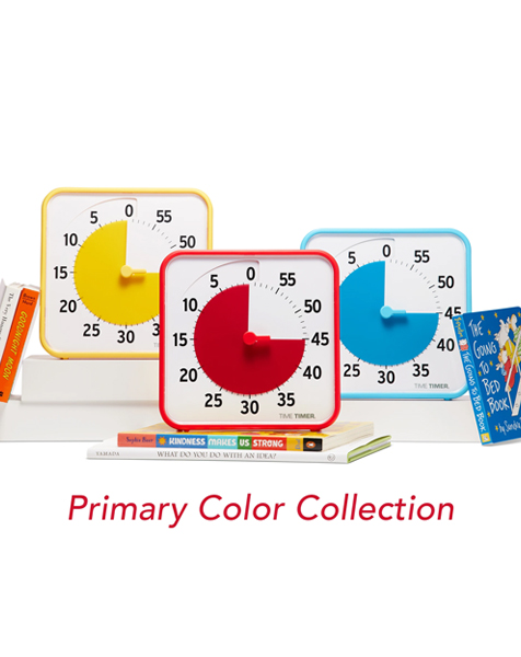 Time Timer 8 Learning Center Classroom Set - Primary Color