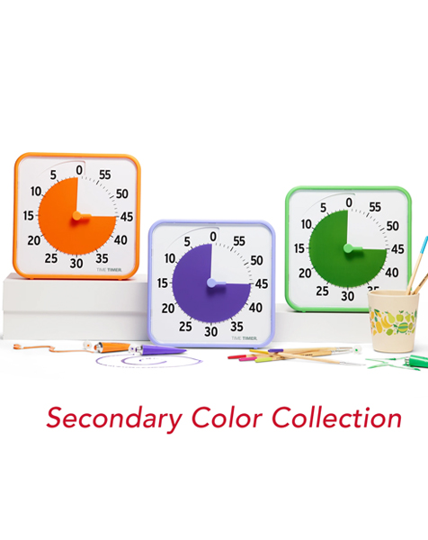 Time Timer 8 Learning Center Classroom Set - Secondary Color