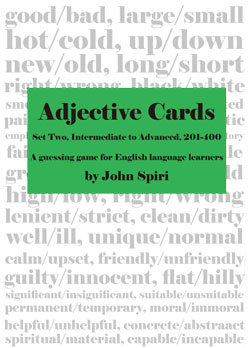 Adjective Cards 2 - (Single User)