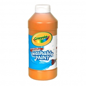 Washable Paint Orange 水でおとせる絵の具 単色ボトル オレンジ