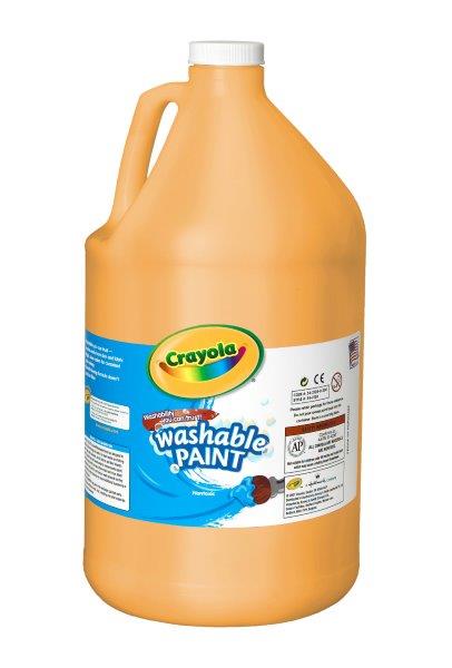 Washable Paint Peach 水でおとせる絵の具 単色得用ボトル ピーチ