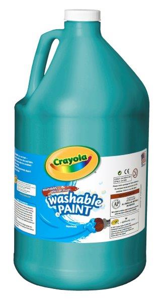 Washable Paint Turquoise 水でおとせる絵の具 単色得用ボトル ターコイズ