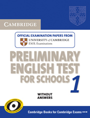 Cambridge PET for Schools 1