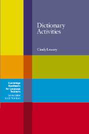 Dictionary Activities (Paperback)