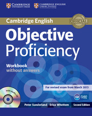 Objective Proficiency 2nd Ed Workbook without answers with Audio CD