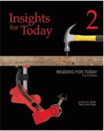 Reading for Today Insights for Today, 4/e Student Text (312 PP)