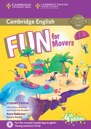 Fun for Movers 4th Edition Student's Book with Home Fun Booklet and Online Activities