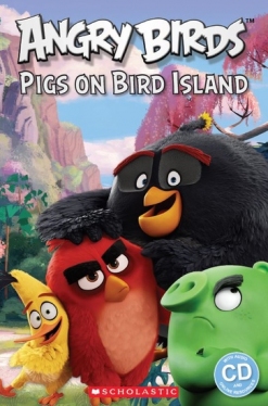 Scholastic Popcorn Readers Starter Angry Birds Pigs on Bird Island with CD