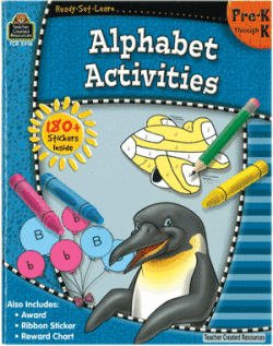 TCR Ready-Set-Learn Alphabet Activities Prek-K