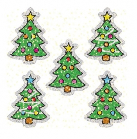 Dazzle Stickers: Christmas Trees (CD-2938)