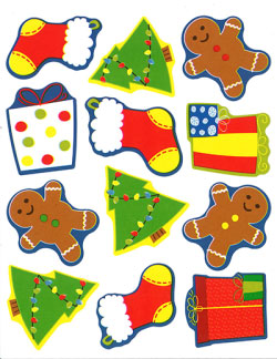 Holiday Shape Stickers (CD-168194)