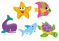 SuperShapes Stickers: Sea Life
