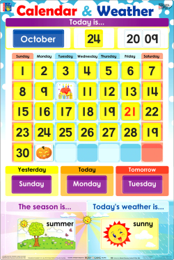 Calendar & Weather (Hands-On Interactive Chart)