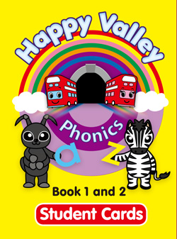 Happy Valley Phonics Student Cards 1 and 2