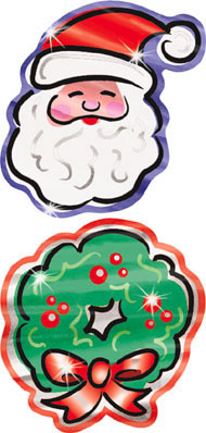 Foil Bright Stickers: Christmas Charms