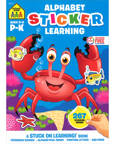 Alphabet Fun! Learn With Stickers (02756)