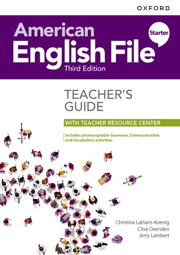 American English File 3rd Edition Starter Teacher's Guide with Teacher Resource Center