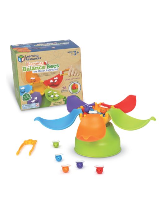 Balancing Bees Fine Motor Sorting Set (Sustainable Line) つまんでゆらゆら お花とミツバチ