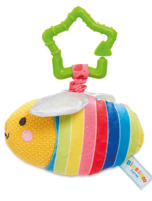 BLOSSOM FARM BREEZY BEE JIGGLER 感覚を育む 虹色ミツバチ