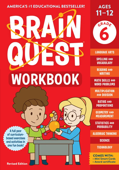 Brain Quest Workbook Grade 6 Revised Edition