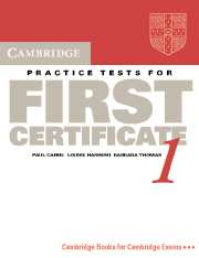 Cambridge First Certificate in English