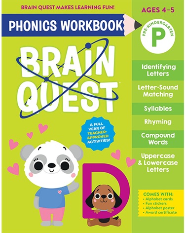 Brain Quest Phonics Workbook