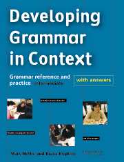 Developing Grammar in Context