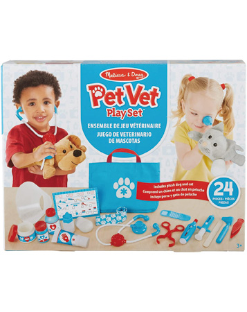 Examine & Treat Pet Vet Play Set 動物のお医者さんセット