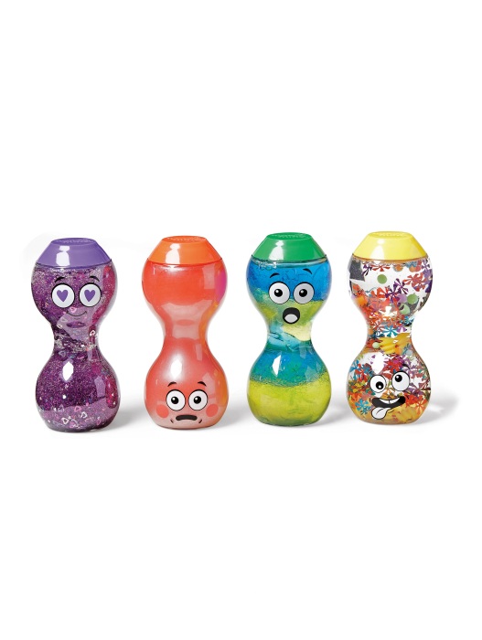 Express Your Feelings Sensory Bottles リラックス感情ボトル 恥ずかしい・ふざけた・驚いた・愛されている