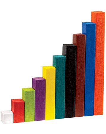 Foam Cuisenaire Rods Introductory Set　計算棒セット