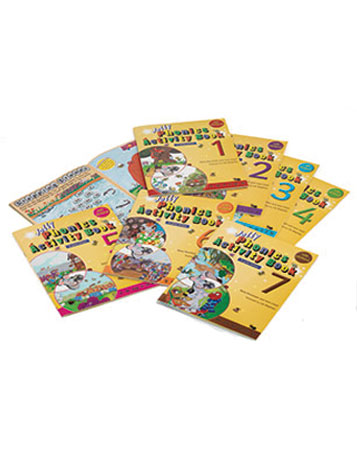 Jolly Phonics Activity Books set 1-7  (American English / in print letters)