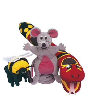 Jolly Phonics Puppets Back Edition
